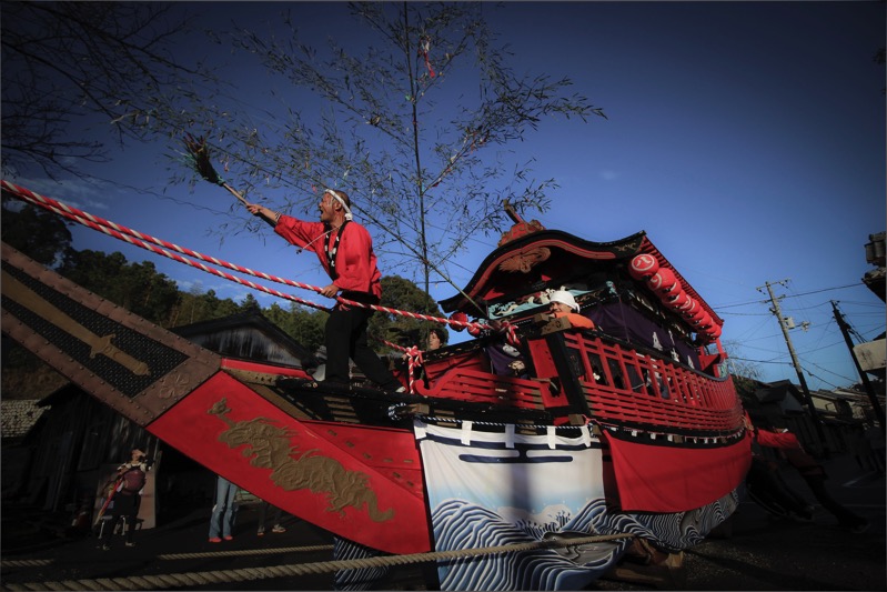 20年ぶりの復活をした舟型地車「関船」も登場した牟岐秋祭り！